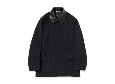 AURALEE Wool Max Canvas Blouson "Black"