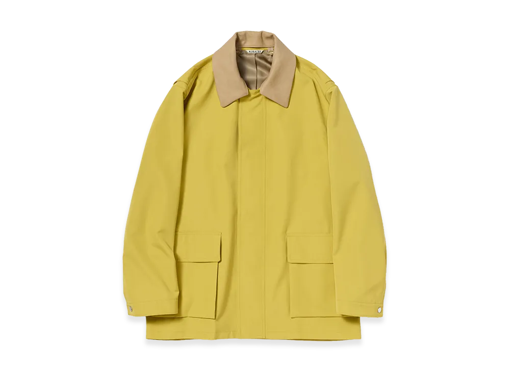 AURALEE Wool Max Canvas Blouson "Mustard Yellow"