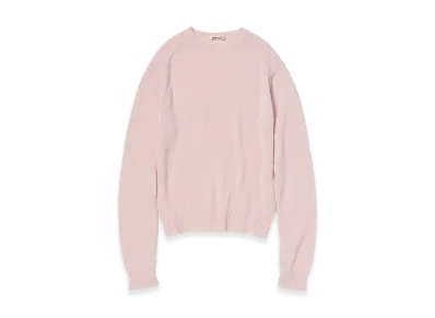 AURALEE Summer Cashmere Knit P/O "Light Pink"