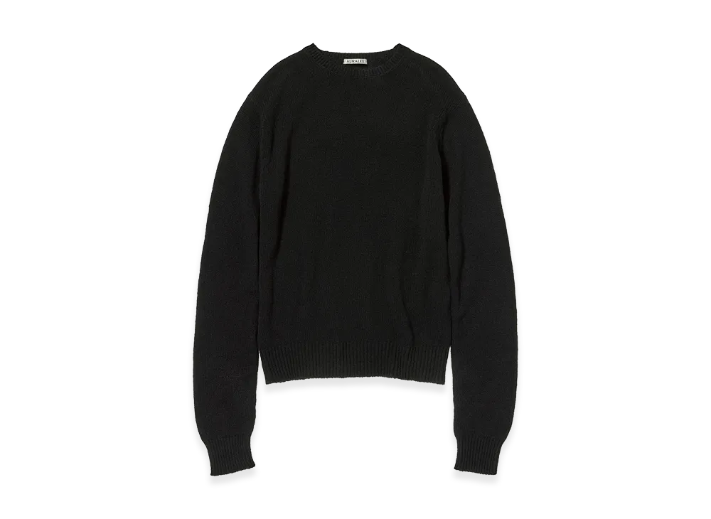 AURALEE Summer Cashmere Knit P/O "Black"