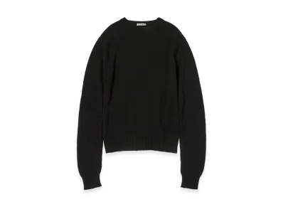 AURALEE Summer Cashmere Knit P/O "Black"
