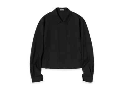 AURALEE Wool Herringbone Blouson "Black"