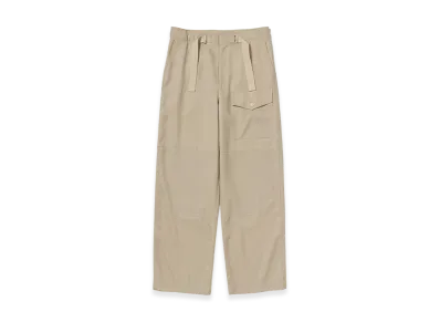 AURALEE Wool Herringbone Cargo Pants "Beige"