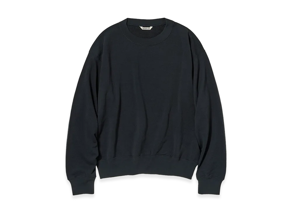 AURALEE High Twist Light Sweat P/O "Pale Blue"