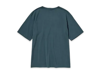 AURALEE Luster Plaiting Boat Neck Tee "Deep Blue"