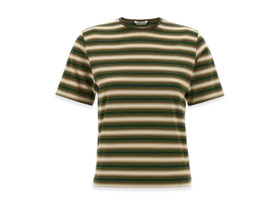 AURALEE Striped T-Shirt "Multi"