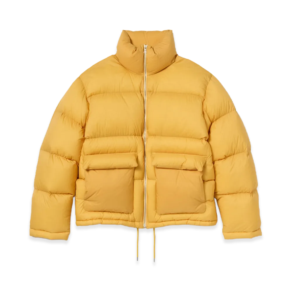 AURALEE Super Light Nylon Ripstop Down Blouson "Light Orange"