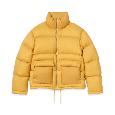 AURALEE Super Light Nylon Ripstop Down Blouson "Light Orange"