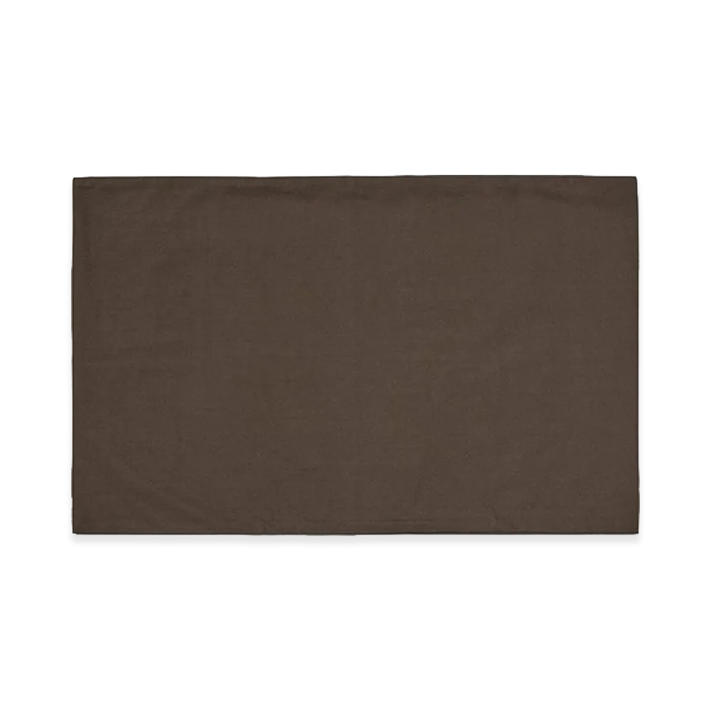 AURALEE x TEKLA Percale Bedding Pillow Sham "Soil Brown"