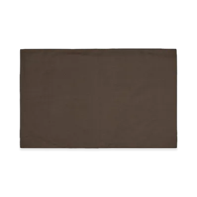 AURALEE x TEKLA Percale Bedding Pillow Sham "Soil Brown"
