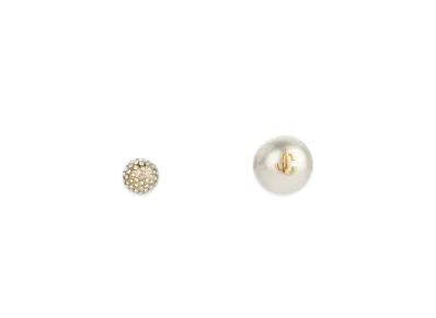 Jimmy Choo Auri Studs Metal Pearl and Stud Earrings "Gold/White/Crystal"