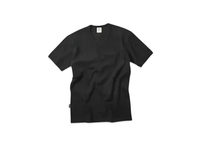 AVIREX Daily Wear Rib S/S T-Shirt "Black V"