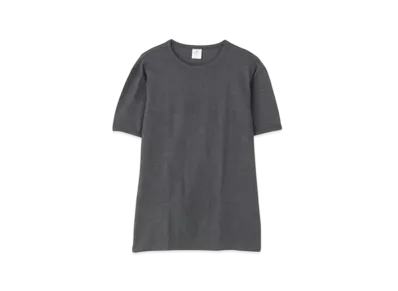 AVIREX Daily Wear Rib S/S T-Shirt "Charcoal C"