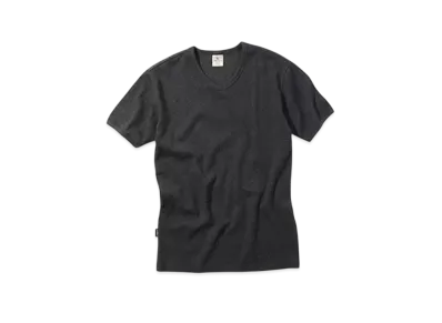 AVIREX Daily Wear Rib S/S T-Shirt "Charcoal V"