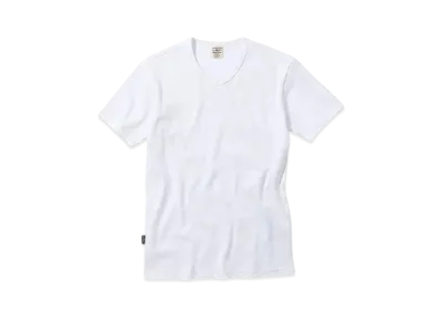 AVIREX Daily Wear Rib S/S T-Shirt "White V"