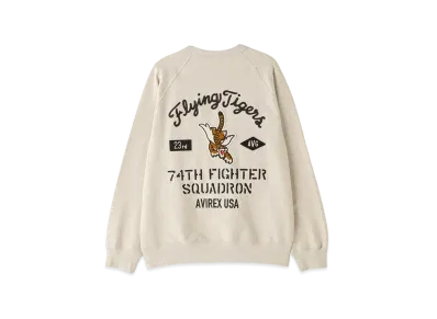 AVIREX Crewneck Sweat Frying Tigers "Oxford"