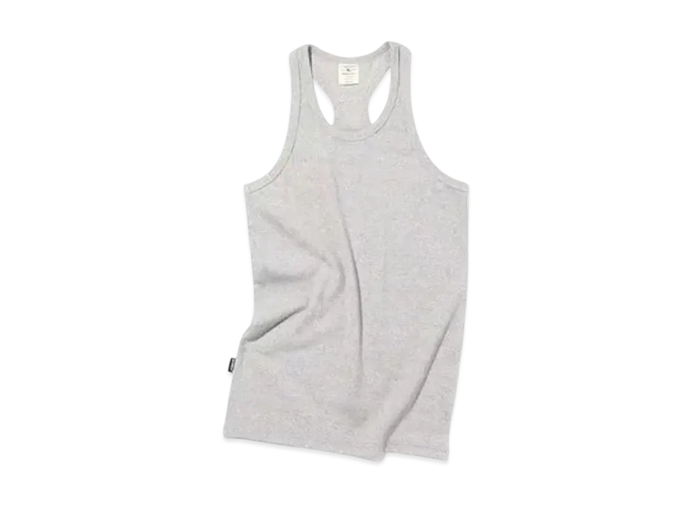 AVIREX Daily Wear Rib Tank Top Back Cross "Grey"