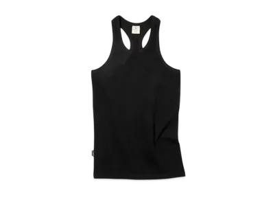 AVIREX Daily Wear Rib Tank Top Back Cross "Black"