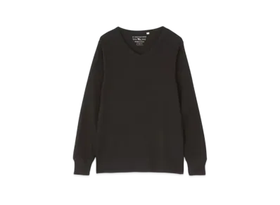 AVIREX Daily Wear Thermal L/S T-Shirt "Black V"