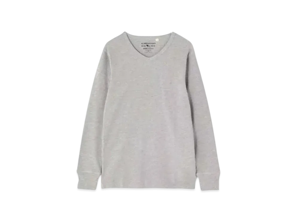 AVIREX Daily Wear Thermal L/S T-Shirt "Grey V"