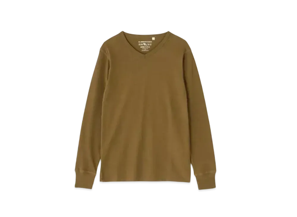 AVIREX Daily Wear Thermal L/S T-Shirt "Olive V"