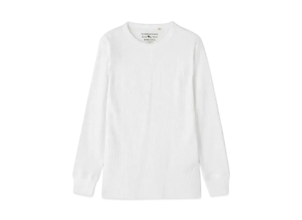 AVIREX Daily Wear Thermal L/S T-Shirt "White C"