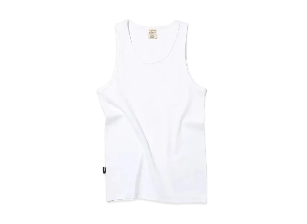 AVIREX Daily Wear Rib Tank Top "White"