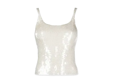 Alexander Wang Spangle Top "White"