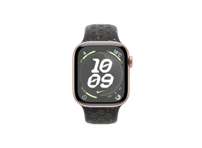 Apple Watch Series 10 GPS Model Rose Gold Aluminiumcase Rubber Nike Sportsband "Midnight Sky"