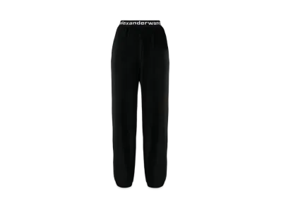 Alexander Wang Logo Track Pants "Black"