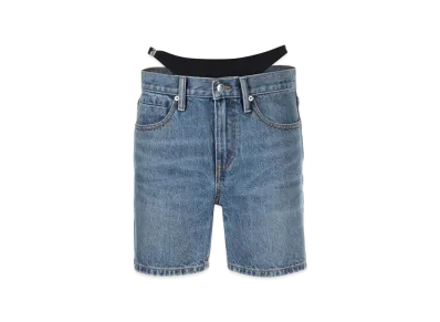 Alexander Wang Denim Short Pants "Blue"