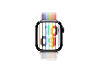 Apple Watch Series 10 GPS Model Jet Black Aluminiumcase Textile Sports Loop "Pride Edition"