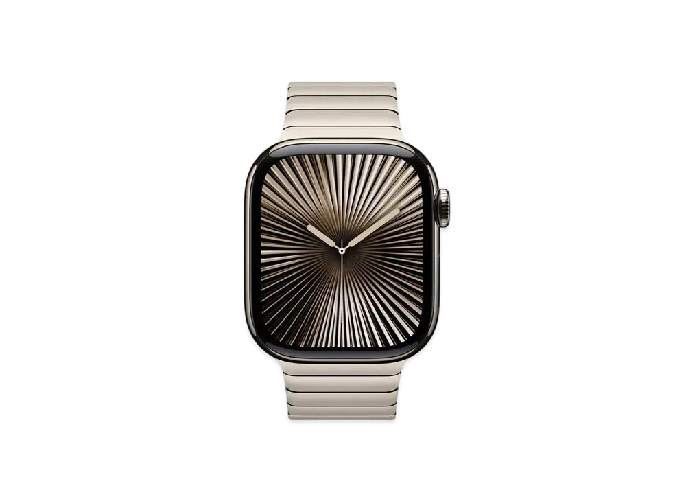 Apple Watch Series 10 GPS + Cellular Model Natural Titaniumcase Stainless Steel Link Bracelet "Natural"
