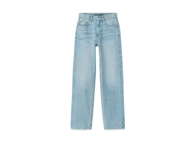 Alexander Wang Denim Ez Mid-Rise Straight Leg Jeans "Indigo"