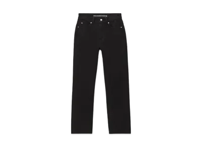 Alexander Wang Denim Og High Rise Stovepipe Jeans "Black"