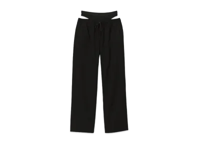 Alexander Wang Denim Layered Track Pants "Black"