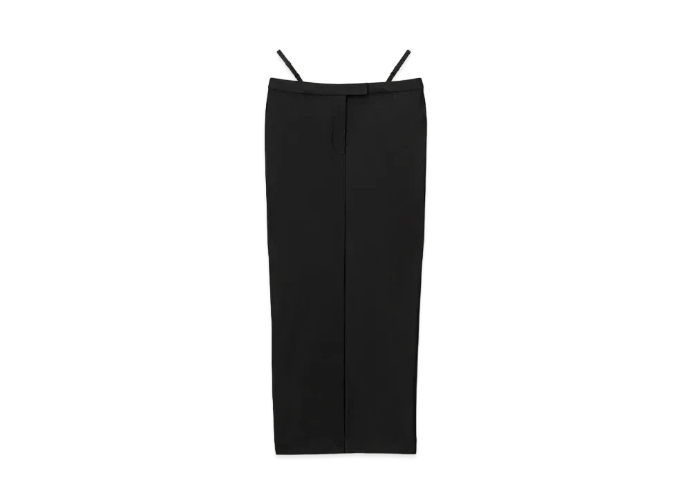 Alexander Wang Stretch Tailoring Fit Long Skirt "Black"
