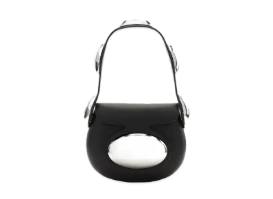 Alexander Wang Leather Dome Small Shoulder Bag "Black"