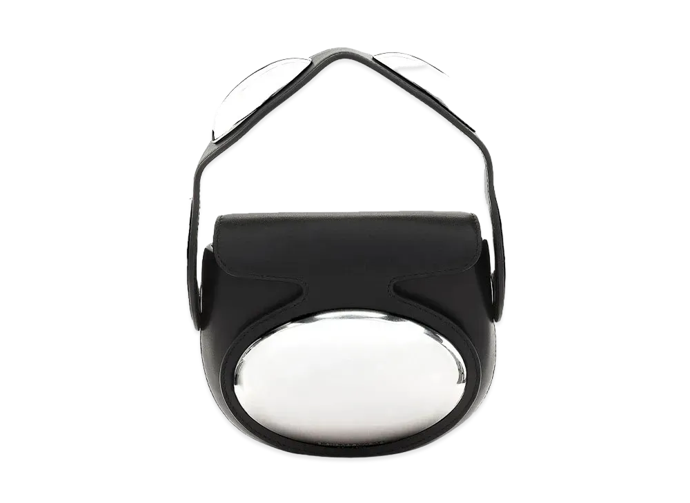 Alexander Wang Leather Dome Mini Bag "Black"