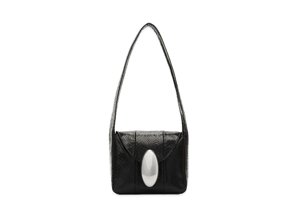 Alexander Wang Dome Snake Small Hobo Bag "Black"