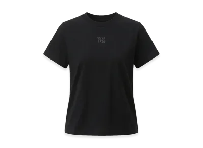Alexander Wang Women's Puff Logo T-Shirt "Black"