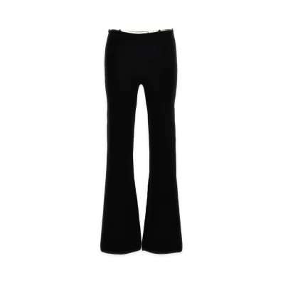 Alexander Wang Women's Nameplate Chain Pants "Black"