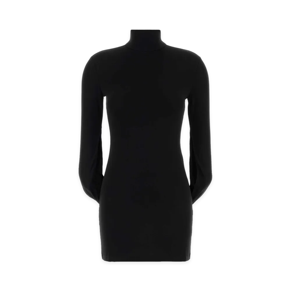 Alexander Wang Women's Stretch Jersey Mini Dress "Black"