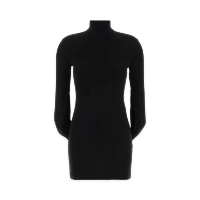 Alexander Wang Women's Stretch Jersey Mini Dress "Black"