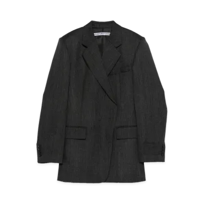 Alexander Wang Women's Fitted Blazer Dress In Wool "Charcol"