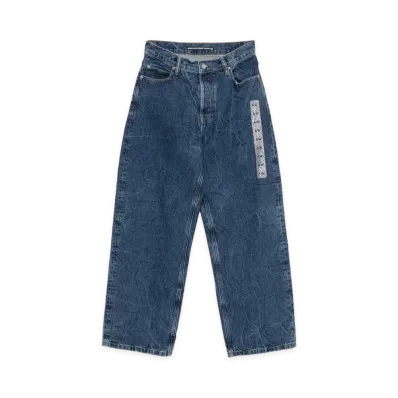 Alexander Wang Women's Unisex Graphic Jeans "Deep Blue"