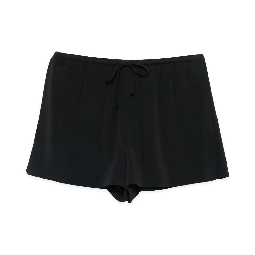 Alexander Wang Women's Mid-Rise Pleated Short "Black"