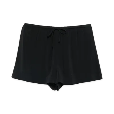 Alexander Wang Women's Mid-Rise Pleated Short "Black"