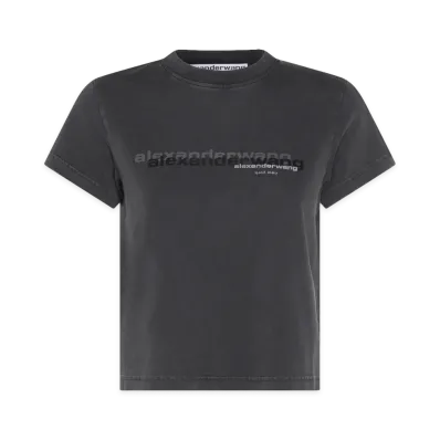 Alexander Wang Women's T-Shirts "Washed Black"