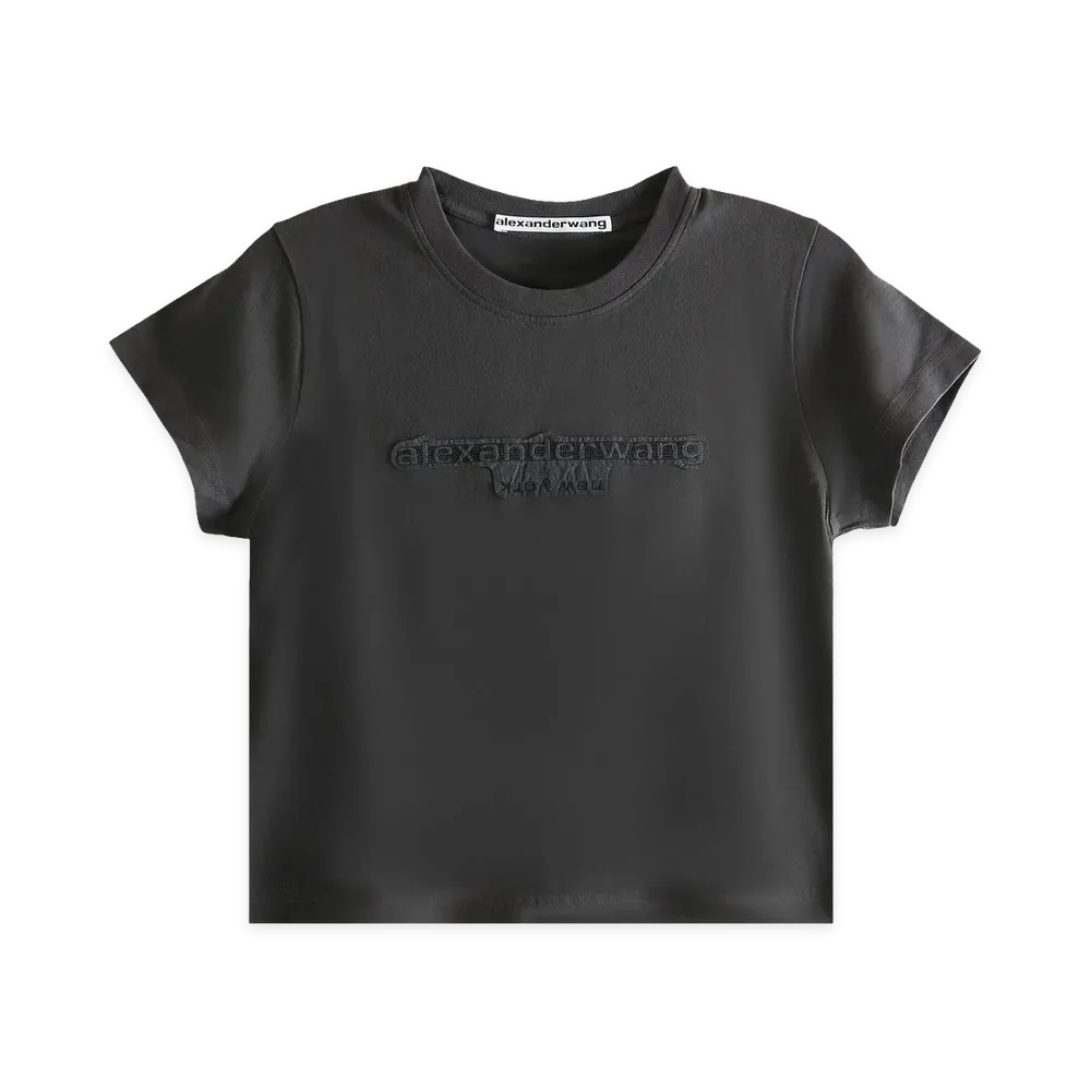 Alexander Wang Women's T-Shirts "Washed Black Bean"